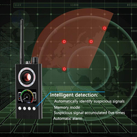 K68 Détecteur de signal sans fil à gamme complète Détecteur d'insectes RF Caméra anti-candide Traqueur GPS Détecteur de caméra sténopé