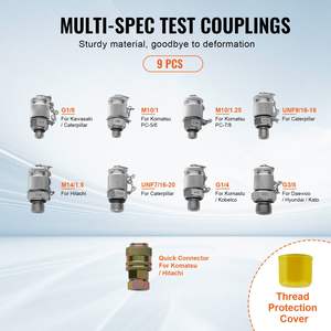 Экскаватор гидравлический для испытательного калибровочного комплекта 250/400/600 бар переносной футляр для 3 калибров <span class=keywords><strong>9</strong></span> для испытательных муфт для переноски - Product Image 4