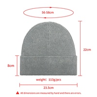 Bonnet d'hiver tricoté chaud en acrylique, avec logo brodé personnalisé, thermique, épais, à revers côtelé, par fabricant OEM
