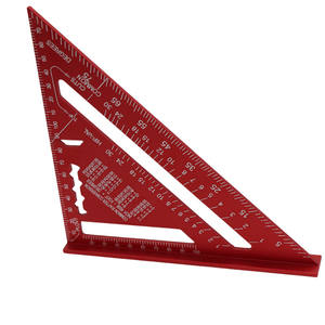 7 Zoll Aluminiumlegierung Rechtwinkliges Lineal 90 Grad Dreieck-Winkellineal 18cm Holzbearbeitungslineal - Product Image 5
