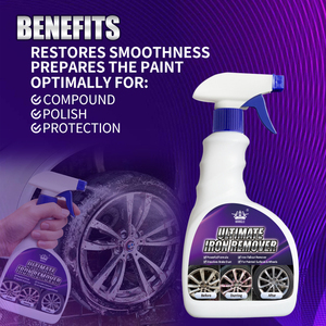 Agent de nettoyage de la poudre de fer pour carrosserie de voiture, moyeu de roue, aluminium, alliage lourd, nettoyant pour enlever le fer - Product Image 3