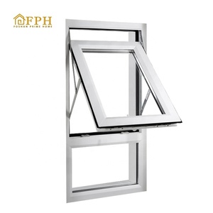 Tùy chỉnh bên ngoài cách âm ba Lowe kính cách nhiệt Hợp kim nhôm mái hiên cửa sổ với lưới có thể thu vào - Product Image 4