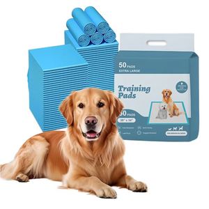 Vente en gros de tapis pour animaux de compagnie 60 x 90 cm, personnalisation des spécifications, film de protection imperméable en PE, tapis absorbants pour animaux de compagnie - Product Image 1