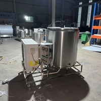 Pasteurisateur 100/150/200/300/500/1000 Litres, Pasteurisateur de Lait, Petite Machine de Pasteurisation de Jus avec Fonction de Refroidissement