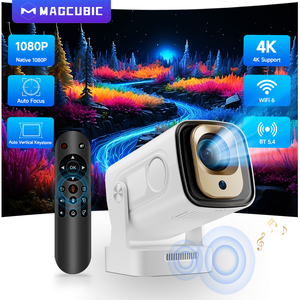 EU MAGCUBIC Factory Selling HY310 Native 1080P Home Smart <b>Projector</b> <b>Android</b> 14 Manual LCD Display Outdoor - Product Image 1