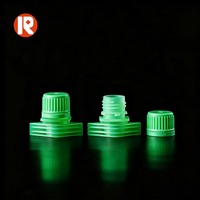 Capuchon de bec verseur Doypack en PE écologique bleu 16 mm avec conception anti-fuite pour pochette de lessive liquide