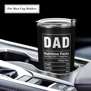 Cadeaux de fête des pères heureux 20oz <span class=keywords><strong>meilleur</strong></span> <span class=keywords><strong>papa</strong></span> tasses en acier inoxydable isolé gobelet bouteille d'eau à double paroi avec paille et couvercle - Product Image 5