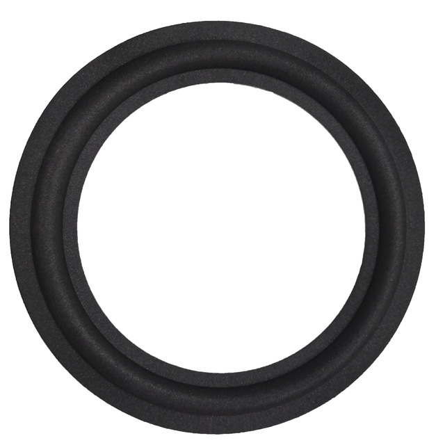 8-Inch Black Rubber Surround for Speaker Units and Subwoofer Repair 30-50W Output Power