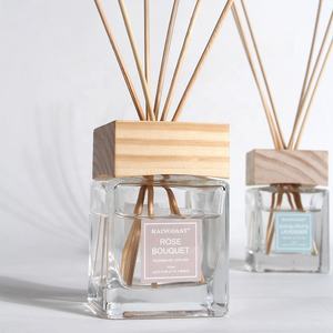 Diffuseur <span class=keywords><strong>de</strong></span> parfum pour la maison RAINCOAST, écologique, 100 ml, avec couvercle en bois - Product Image 2