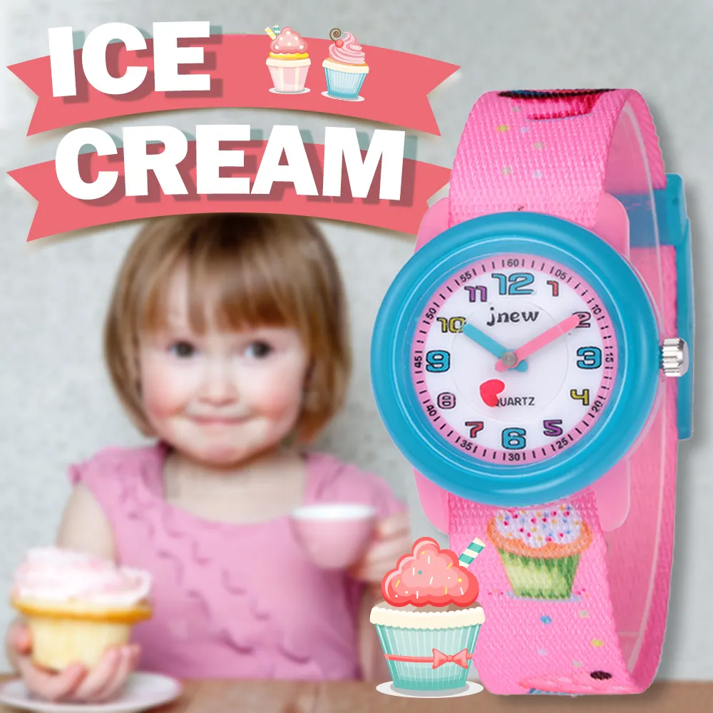 Custom Ijs 3d Kinderen Cartoon Horloge Analoog Kids Horloges Goedkope Horloges Voor Kinderen