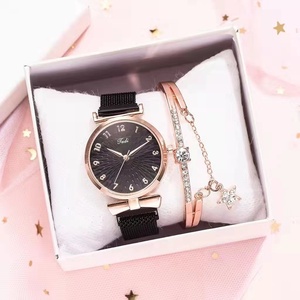 Womens <strong>Watch</strong> Gifts <strong>Set</strong> Bracelet <strong>Rose</strong> <strong>Gold</strong> for Lady Female Minimalist Simple Slim Thin Casual Dress Analog Quartz Wrist <strong>Watches</strong> - Product Image 2