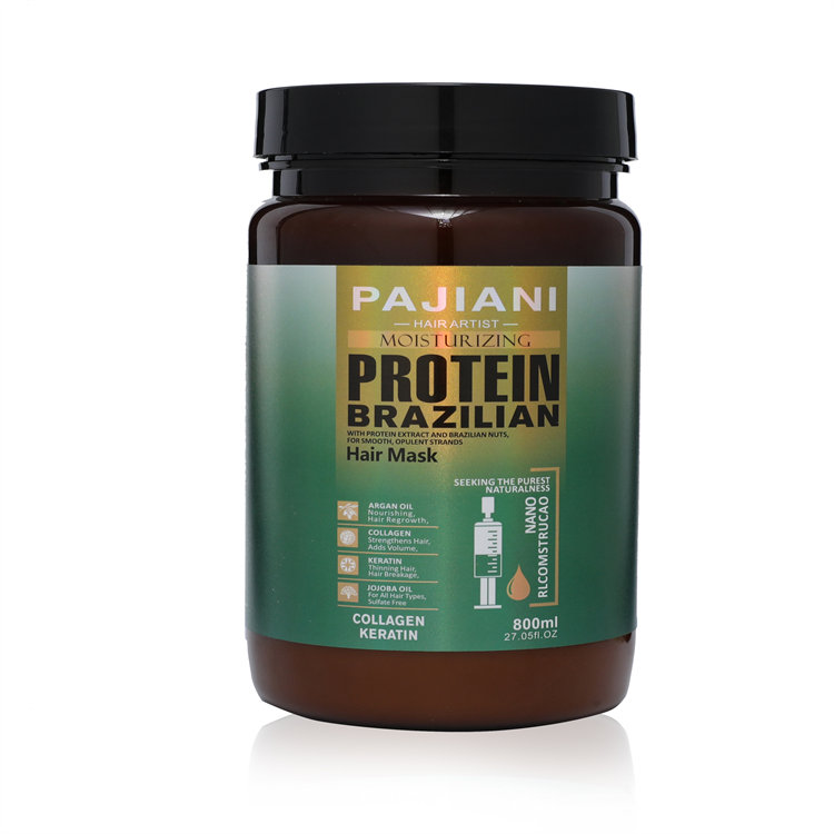 High Quality Organic Collagen Keratin Brazilian Hair Mask Nourishing Moisturizing Protein Hair Treatment Mask for Frizzy Hair