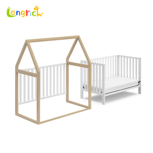 Di alta qualità in legno di pino naturale letto per bambini culla in legno <span class=keywords><strong>con</strong></span> guide di sicurezza cassetto di stoccaggio pelle <span class=keywords><strong>lettino</strong></span> per bambini - Product Image 5