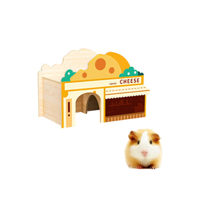 Escondite <span class=keywords><strong>de</strong></span> hámster <span class=keywords><strong>de</strong></span> <span class=keywords><strong>madera</strong></span> maciza natural caliente y versátil - Product Image 1
