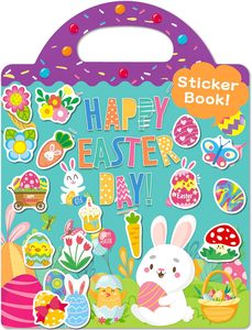 Reusable Sticker <strong>Book</strong> for Toddlers, Toddler Travel Toys Activities Crafts P <strong>Easter</strong> Basket Stuffers Birthday Gifts - Product Image 1