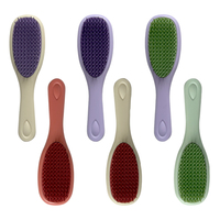 Ionic femmes large coussin d'air brosse à cheveux ABS cheveux humides/secs démêlant Salon cuir chevelu Massage peigne antistatique coiffure en boîte