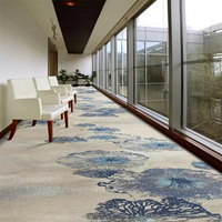 Tapis imprimé en polyester et nylon, motifs variés, MOQ 20 m², tapis de sol personnalisé, tapis décoratif pour la maison et l'hôtel