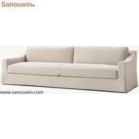 Ensemble de canapés modulaires modernes en tissu avec housse amovible et lavable, canapé sectionnel haute confort pour la maison, le salon, les projets hôteliers