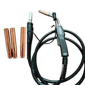 ESSEN <span class=keywords><strong>MIG</strong></span> Soplete de soldadura <span class=keywords><strong>Tweco</strong></span> <span class=keywords><strong>Pistola</strong></span> refrigerada por aire con soplete de soldadura de gas de longitud OEM a la venta - Product Image 2