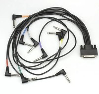 DB25 à 1/4 pouces tambour 6.35 connecteur câble audio et vidéo produit de câble d'instrument de musique