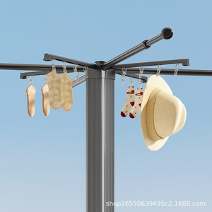 Cube Style <b>Clothes</b> Drying <b>Rack</b> Double Bar Foldable X Shape Standing Indoor Space Saving Mobile Drying <b>Rack</b> - Product Image 4