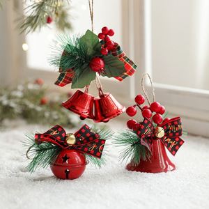 Wholesale Handmade Christmas Bell Ornaments Red Bow DIY Hanging <b>Decor</b>, Custom Holiday Craft Kits for Retailers - Product Image 1