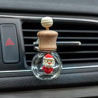 Parfum de voiture vide mignon voiture désodorisant bouteille parfum pince évent sortie aromathérapie huiles essentielles diffuseur