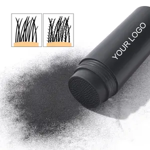 Custom Logo Hair Building Fibers Small MOQ Thickening Keratin Powder for Hair Loss Treatment