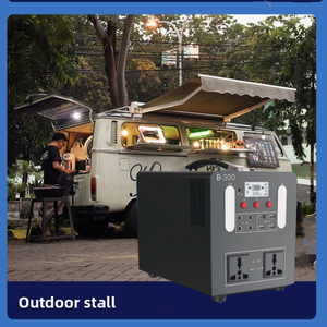 Station d'alimentation portable 300W pour l'extérieur, 220V MPPT, idéale pour le camping, la vente ambulante et les situations d'urgence, générateur solaire B-300 - Product Image 3