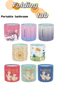 Baignoire pliable directe d'usine Baignoire en PVC épaissie et respectueuse <span class=keywords><strong>de</strong></span> l'environnement Baignoire portable pour enfants et adultes - Product Image 2
