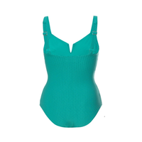 Maillot de bain personnalisé confortable moulant, extensible et de soutien, rembourrage amovible, bretelles réglables, maillot de bain vert jade