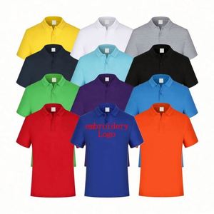 Camiseta de Golf Personalizada de Poliéster, Antiarrugas, para Publicidad Empresarial, Bordado Promocional, Uniforme, Camiseta con Logotipo Personalizado - Product Image 1