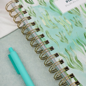 AP tùy chỉnh in ấn xoắn ốc hàng tuần hàng ngày máy tính xách tay chương trình nghị sự mục tiêu kế hoạch với dán - Product Image 4