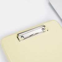 Caja de plástico A4 para almacenamiento de archivos, carpeta de documentos, portapapeles con caja de almacenamiento