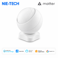 Sensor Gerak PIR Rumah Pintar Kontrol Jarak Jauh Nirkabel Peringatan Keamanan Daya Tahan Baterai 10 Tahun Tuya Smart Sensor Pintar