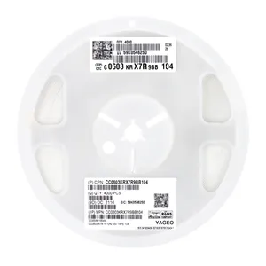 Condensateur SMD 0603 100nF (104) 10% 50V X7R CC0603KRX7R9BB104 - Product Image 4