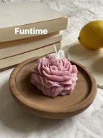 Duftkerze aus Sojawachs in Form einer Pfingstrose, florale Aromatherapie-Kerze für Hochzeiten, Heimdekoration, Muttertag, Valentinstagsgeschenk