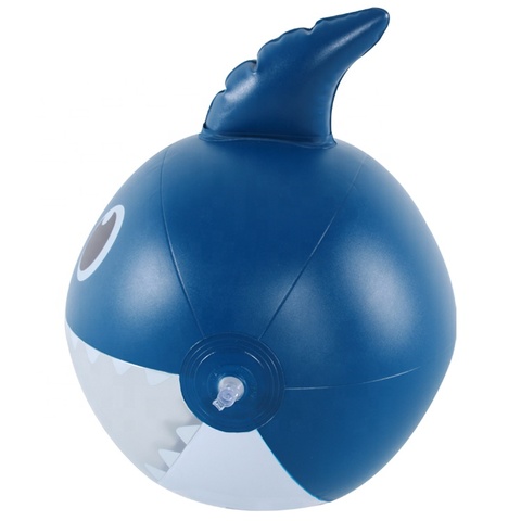 BS-s29 Custom Shark Inflatable Beach Ball for Kids PVC Beach Ball Summer Swimming Pool Water Fun Toys