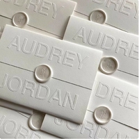 Porte-cartes pliable personnalisé pour cartes de remerciement après-vente, invitations, emballages et étiquettes