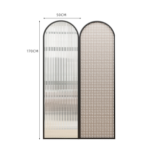 Divisores <span class=keywords><strong>de</strong></span> Habitaciones Modernos Nórdicos <span class=keywords><strong>de</strong></span> Vidrio y Metal para <span class=keywords><strong>Oficina</strong></span> y Sala <span class=keywords><strong>de</strong></span> Estar, Biombos Plegables para Uso en Almacenes - Product Image 5