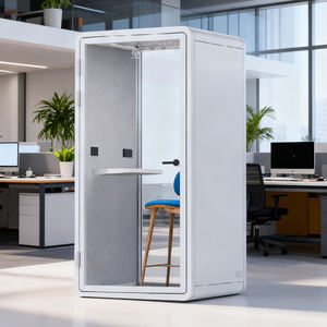 모델폰 방음 부스 맞춤 제작 가능, 사무실 이동식 공유 전화 부스, 방음 부스, 방음실 - Product Image 5