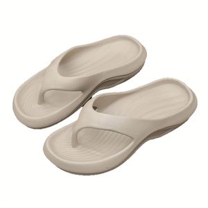 Sandalias Planas de Mujer Estilo Tweed Chic con Perlas, Suela Suave y Transpirable, Pantuflas de Playa para Uso Diario en Verano - Product Image 6