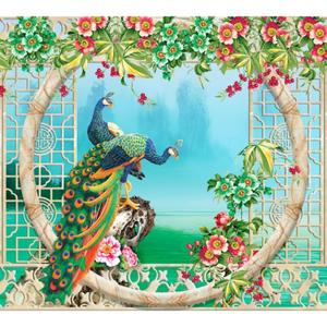 Toile de fond en tissu respirant imprimée numériquement multicolore et vibrante de 5x8 pieds pour la décoration de scène de mariage, de festival ou d'événement - Product Image 5