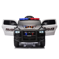 Mobil Polisi Anak-anak Super Truck Penyelamat Kebakaran RAM 1500 RHO Berlisensi, Mobil Mainan Listrik Anak-anak dengan Baterai 24V dan Remote Control