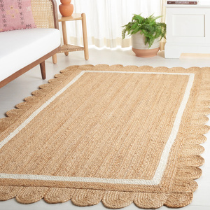 Alfombra de yute duradera para decoración de sala de estar y dormitorio con superficie de fibra natural, tejido resistente y cubierta de suelo duradera para el hogar. - Product Image 5