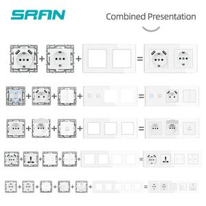 Smart Socket Eu <span class=keywords><strong>Home</strong></span> Ac 220V Marco de vidrio Panel de control Pared Wifi Interruptor táctil Producto caliente para el hogar <span class=keywords><strong>2022</strong></span> - Product Image 3