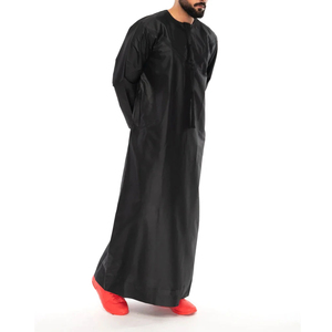 Vente en gros de Jubbah marocain de haute qualité pour hommes robe arabe musulmane pour hommes vêtements islamiques personnalisés Thobe / Thawb - Product Image 2