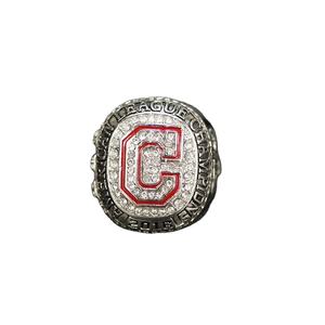 Cincin Kenangan Vintage Kustom Juara MLB Cleveland Indians 2016 Perhiasan Paduan Batu Permata - Product Image 1