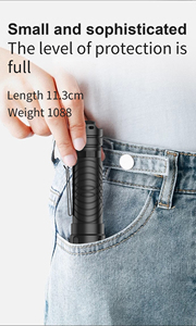 Có thể sạc lại 2000 lumen dẫn đèn pin chiến thuật mạnh mẽ cường độ cao ngọn đuốc với cơ thể Hợp kim nhôm IP68 đánh giá - Product Image 5