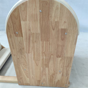 Escalera de Madera Personalizada con Barril de Microfibra y Cuero, Equipo de Pilates Directo de Fábrica para Estudio de Yoga y Centro de Rehabilitación - Product Image 3